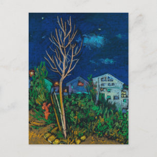 Nacht in Haifa, landschapsschilderkunst van Citysc Briefkaart