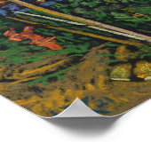 Nacht in Haifa, landschapsschilderkunst van Citysc Poster (Hoek)