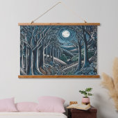Nacht in het Hout Hangend Wandkleed (Slaapkamer)
