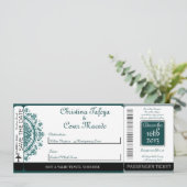 Nacht in India Uitnodiging tot uitzending van het  (Staand voorkant)