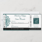 Nacht in India Uitnodiging tot uitzending van het  (Voorkant)