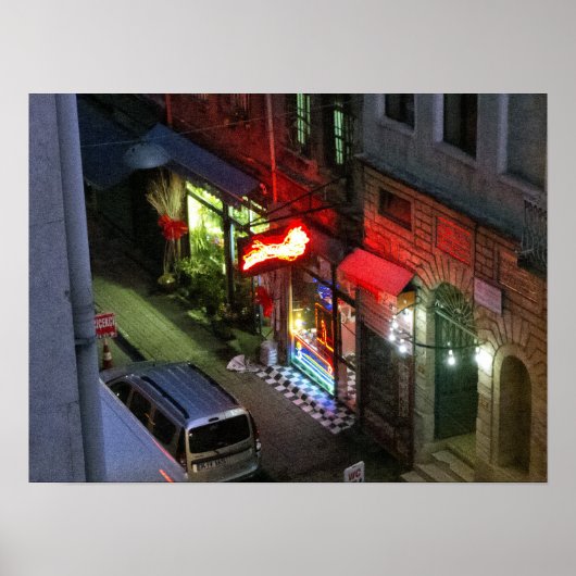Nacht in Istanbul Poster (Voorkant)