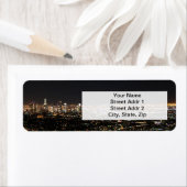 Nacht in Los Angeles Return Address Label (Insitu)
