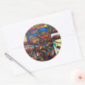 Nacht in oude San Antonio Sticker (Envelop)