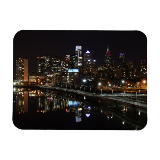 Nacht in Philly Magneet (Horizontaal)
