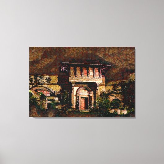 NACHT IN SHANGRI-LA Canvas Afdruk (Voorkant)