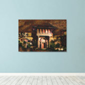 NACHT IN SHANGRI-LA Canvas Afdruk (Insitu (Houten vloer))