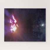 Nacht keer Campfire Jigzaag Puzzle Legpuzzel (Horizontaal)