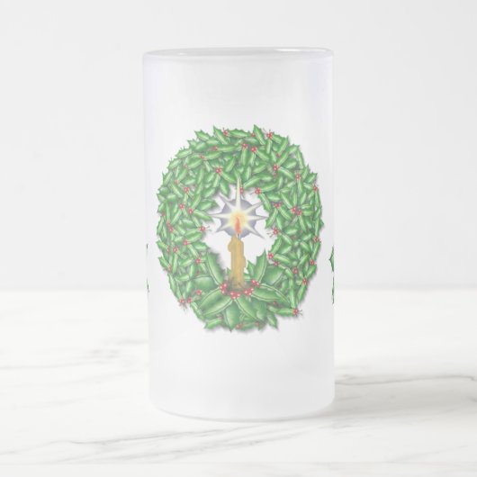 Nacht kerstfeest voorste Mok (Center)