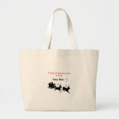 Nacht kerstliedjes en liedjes grote tote bag (Voorkant)