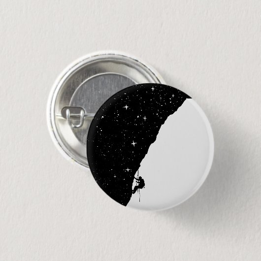 Nacht klimmen ronde button 3,2 cm (Voorkant /achterkant)