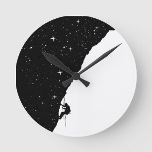 Nacht klimmen ronde klok