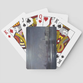 Nacht landschap in Venetië (Italiaanse stad) Pokerkaarten