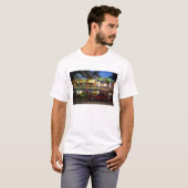 Nacht leven op Ocean Drive, South Beach, Miami T-shirt (Voorkant volledig)