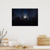 Nacht licht, poster (Keuken)