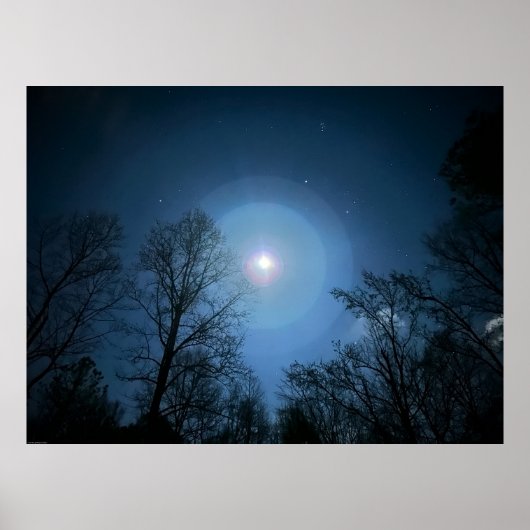 Nacht licht, poster (Voorkant)