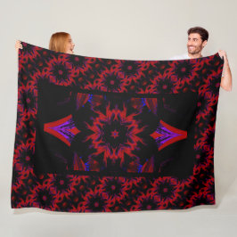 Nacht Lotus Fleece Deken