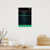 "NACHT LUCHTHAVEN" door Robert Singletary Poster (Keuken)