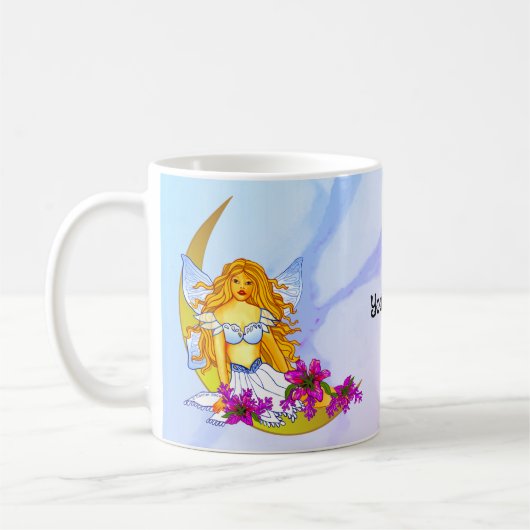 Nacht maan droom fee koffiemok (Links)