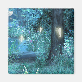 Nacht magische fee vlucht Magneet