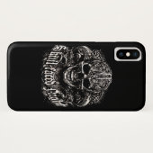 Nacht met een schedelgezicht Case-Mate iPhone case (Achterkant (horizontaal))