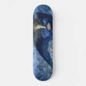 Nacht met haar Train of Stars (Angel met Cherubs) Persoonlijk Skateboard (Voorkant)