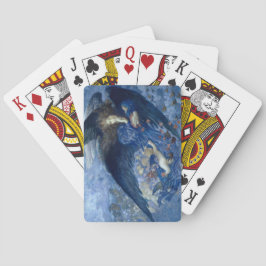 Nacht met haar Train of Stars (Angel met Cherubs) Pokerkaarten