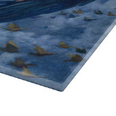 Nacht met haar Train of Stars (Angel met Cherubs) Snijplank (Hoek)