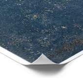 Nacht met haar trein van sterren poster (Hoek)