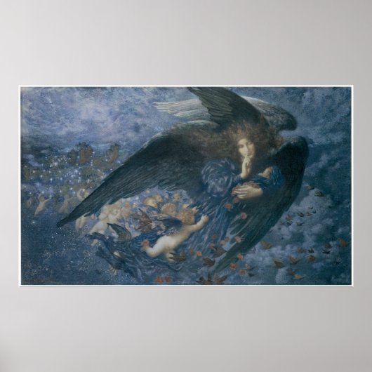 Nacht met haar trein van sterren poster (Voorkant)