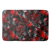 Nacht met opzichtig bespoelde rode bladeren gevall badmat (Voorkant)