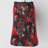 Nacht met opzichtig bespoelde rode bladeren gevall golfheadcover (Draai 90)