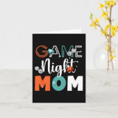 Nacht Moeder Tafelblad Bordspellen Moederdag Kaart (Gele Bloem)