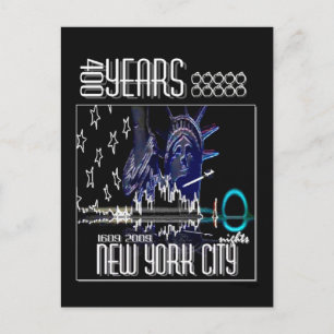 Nacht (Neon) Briefkaart