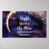 Nacht onder de sterren poster (Voorkant)