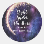 Nacht onder de Sticker voor de klassieke sterren (Voorkant)