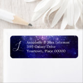 Nacht onder het Monogram sterstelsel van sterrenst Etiket (Insitu)