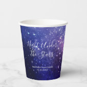 Nacht onder het sterrenstelsel papieren bekers (Voorkant)