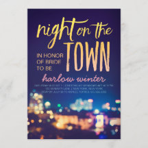 Nacht op de Bachelorette-partij in de stad