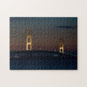 nacht op de makreelbrug legpuzzel (Horizontaal)