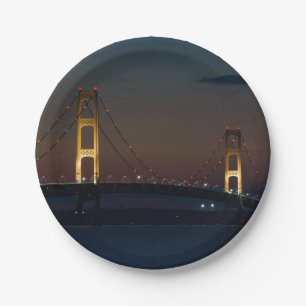 nacht op de makreelbrug papieren bordje