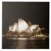 Nacht op de opera-keramische tegel tegeltje (Voorkant)