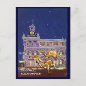 Nacht op de stad - Rockhampton Briefkaart (Voorkant)