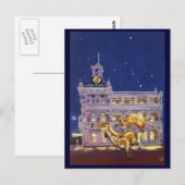 Nacht op de stad - Rockhampton Briefkaart (Voorkant / Achterkant)