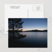 Nacht op het meer briefkaart (Voorkant / Achterkant)