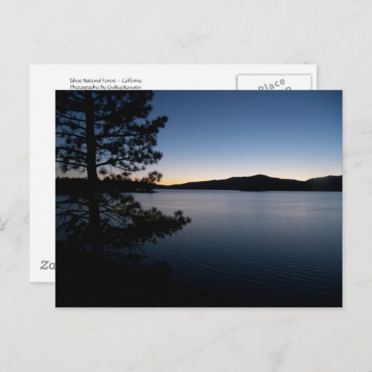 Nacht op het meer briefkaart (Voorkant / Achterkant)