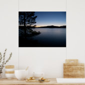 Nacht op het meer poster (Keuken)