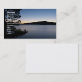 Nacht op het meer visitekaartje (Voorkant / Achterkant)
