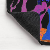 Nacht op het strand muismat (Hoek)