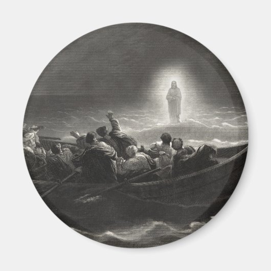 Nacht op het Zee van Galilea Magneet (Voorkant)